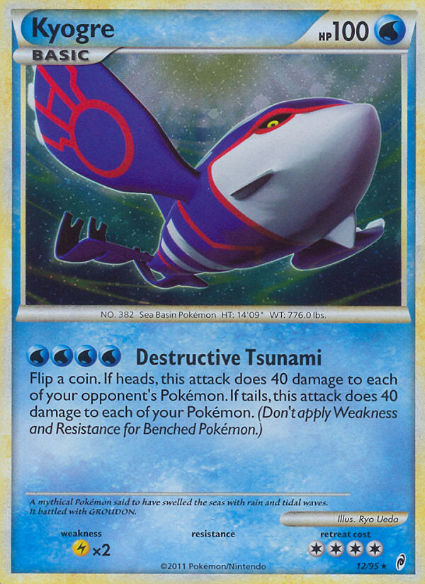 Call of Legends Holo Kyogre #12/95